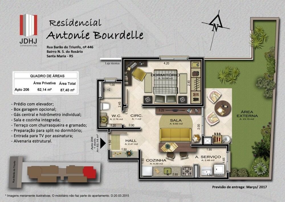 Apartamento à venda com 1 quarto, 113m² - Foto 9