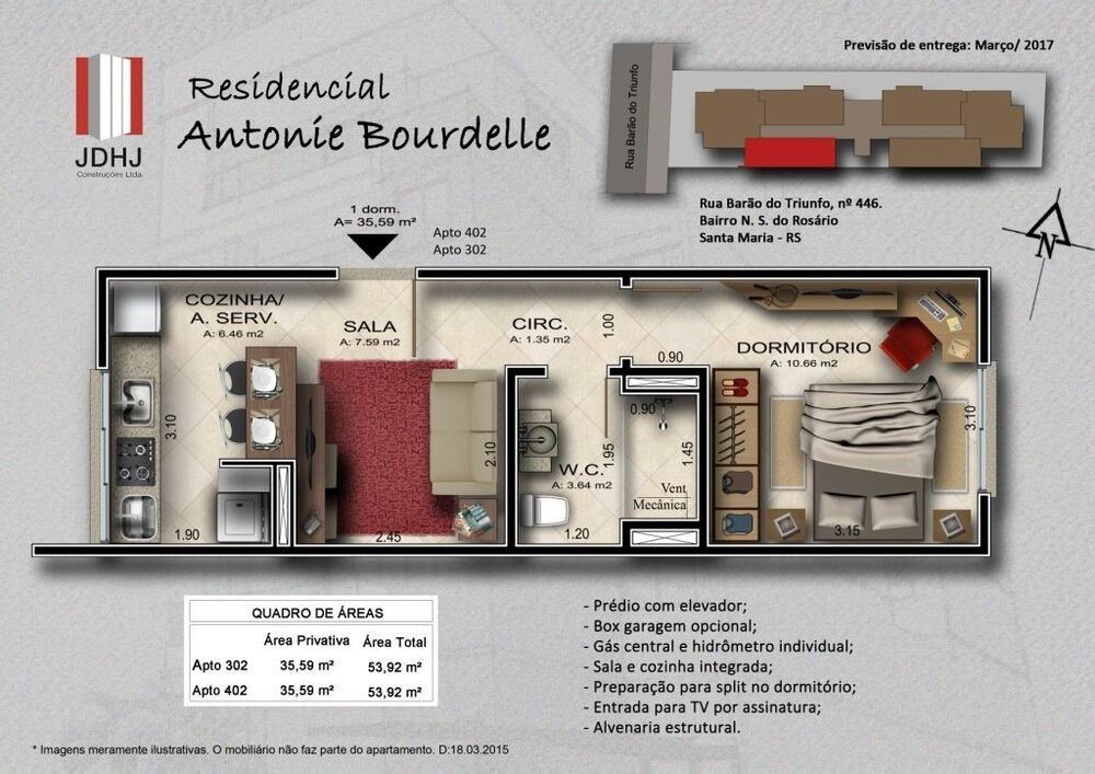 Apartamento à venda com 1 quarto, 113m² - Foto 2