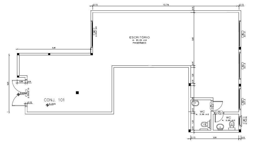 Loja-Salão, 92 m² - Foto 4