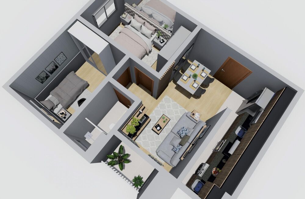 Apartamento, 2 quartos, 54 m² - Foto 3
