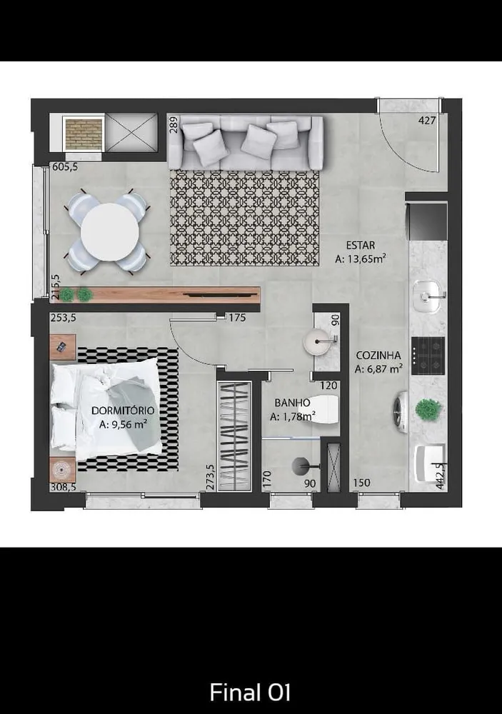 Apartamento, 2 quartos, 66 m² - Foto 5