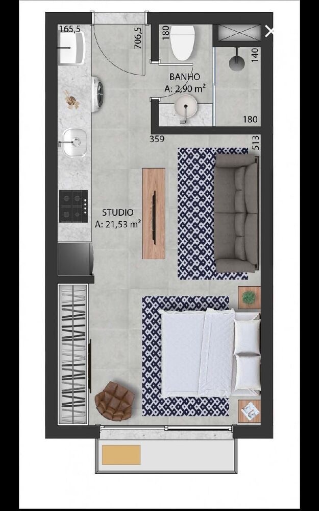 Apartamento, 2 quartos, 66 m² - Foto 2