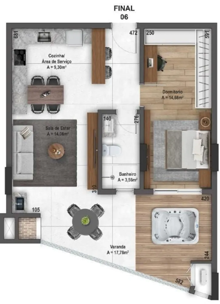 Apartamento, 2 quartos, 122 m² - Foto 9