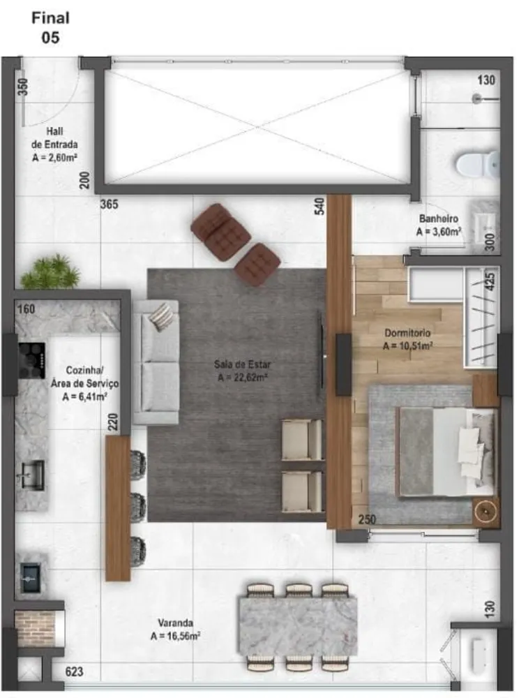 Apartamento, 2 quartos, 122 m² - Foto 8