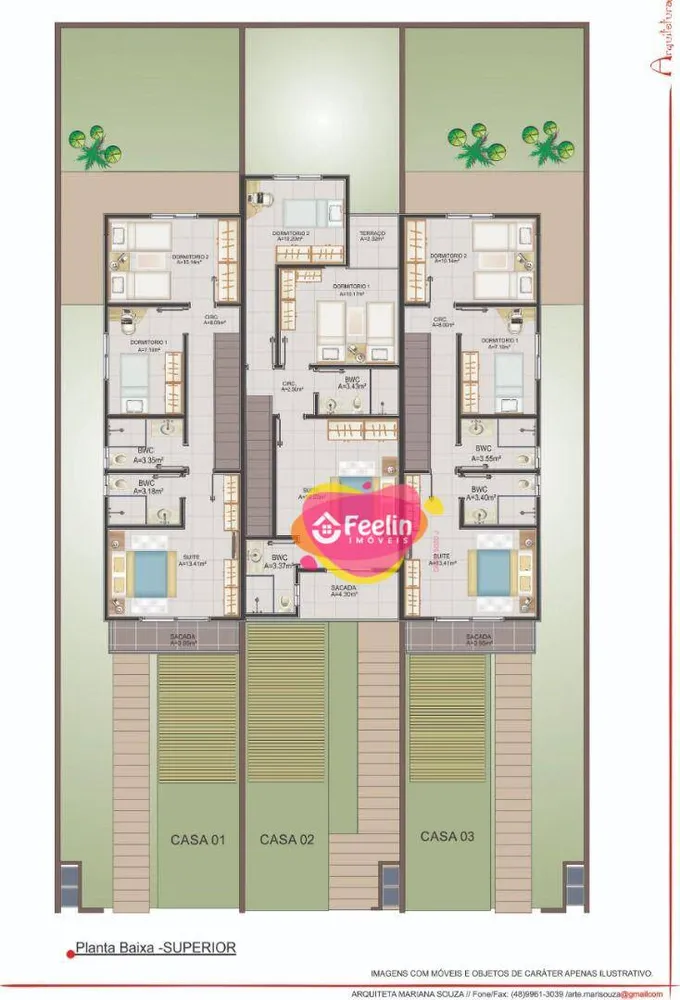 Casa, 3 quartos, 120 m² - Foto 3