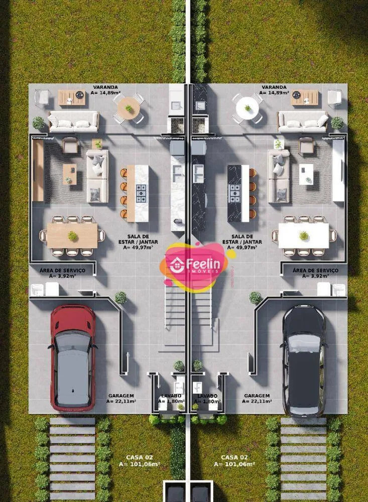 Casa, 3 quartos, 187 m² - Foto 3