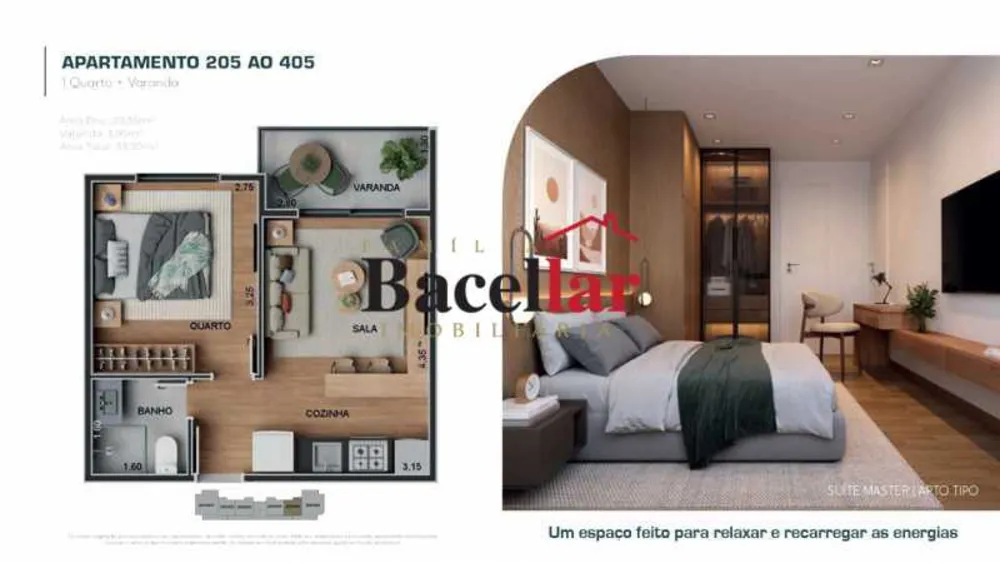 Apartamento, 1 quarto, 33 m² - Foto 10
