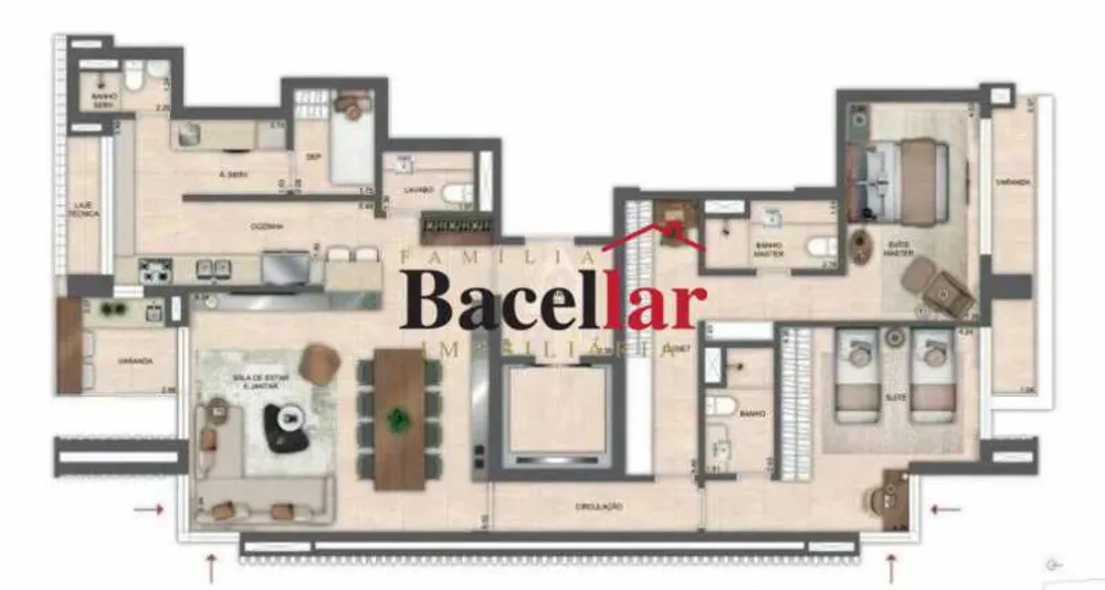 Apartamento, 2 quartos, 140 m² - Foto 1