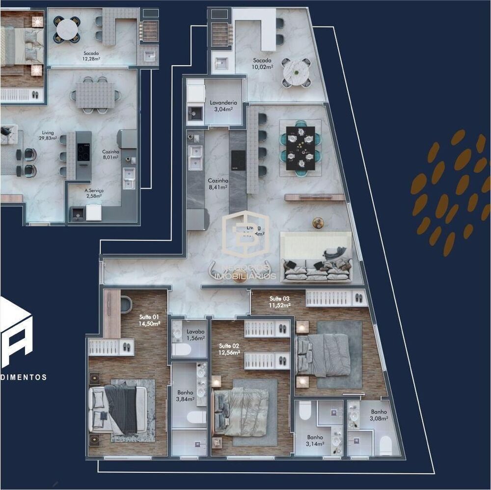 Apartamento, 3 quartos, 110 m² - Foto 8