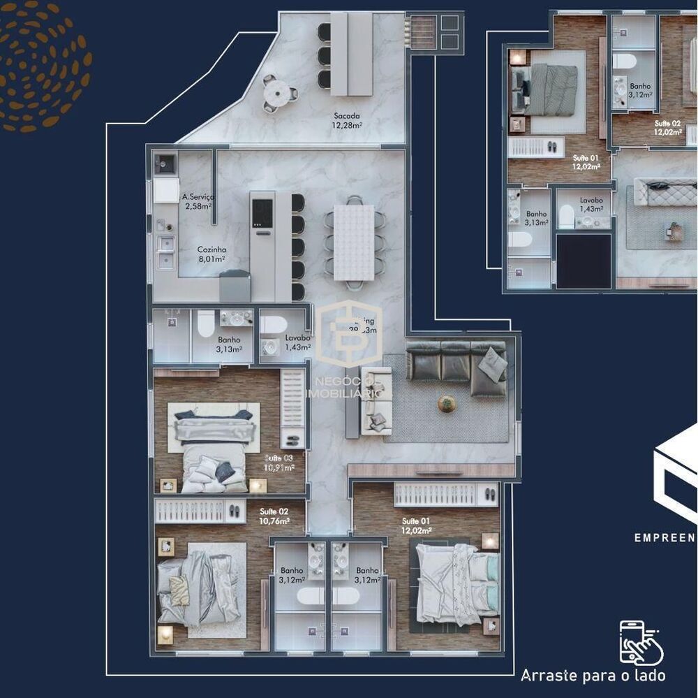 Apartamento, 3 quartos, 110 m² - Foto 11