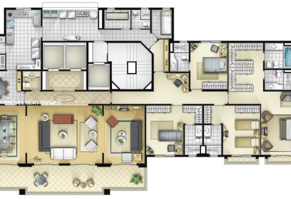 Apartamento, 4 quartos, 311 m² - Foto 3