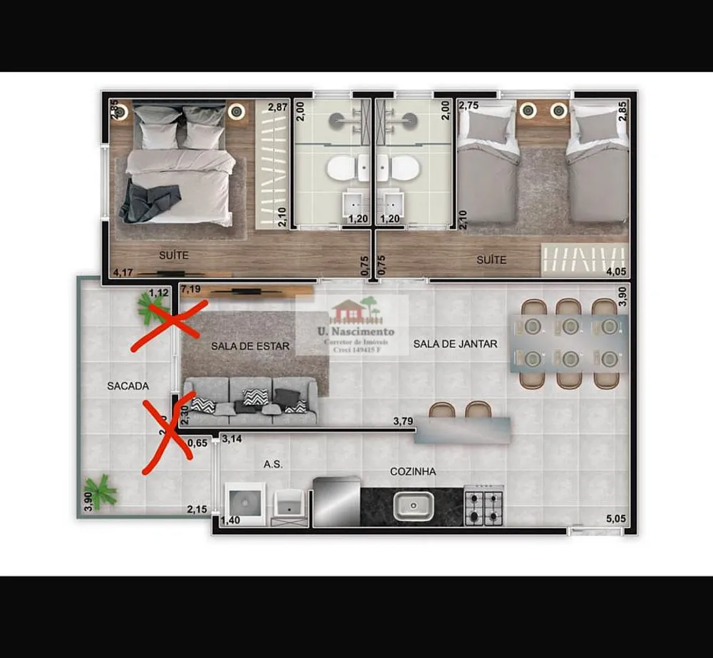 Apartamento, 2 quartos, 62 m² - Foto 15