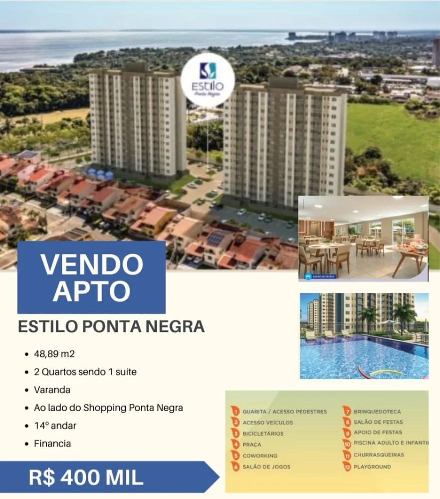 Apartamento, 2 quartos, 48 m² - Foto 1