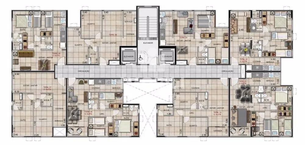 Apartamento, 2 quartos, 46 m² - Foto 21