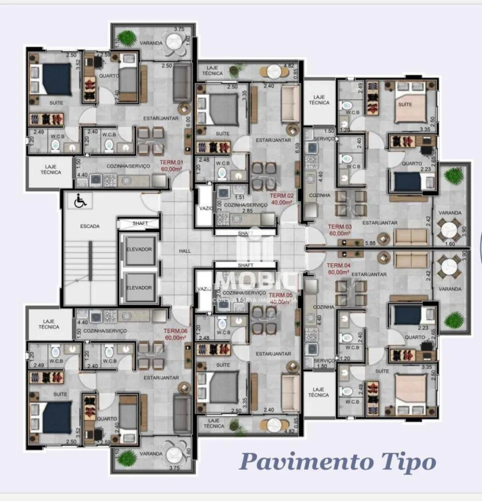 Apartamento, 2 quartos, 60 m² - Foto 7