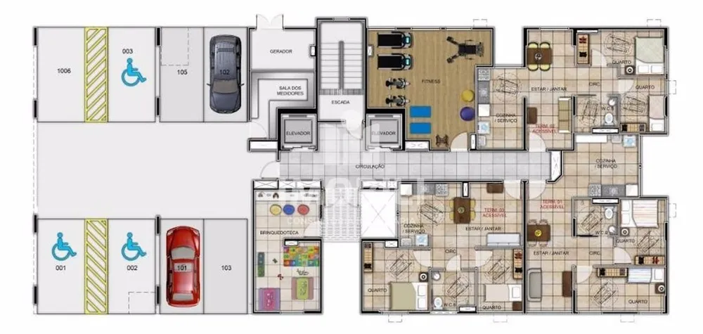 Apartamento, 3 quartos, 54 m² - Foto 10