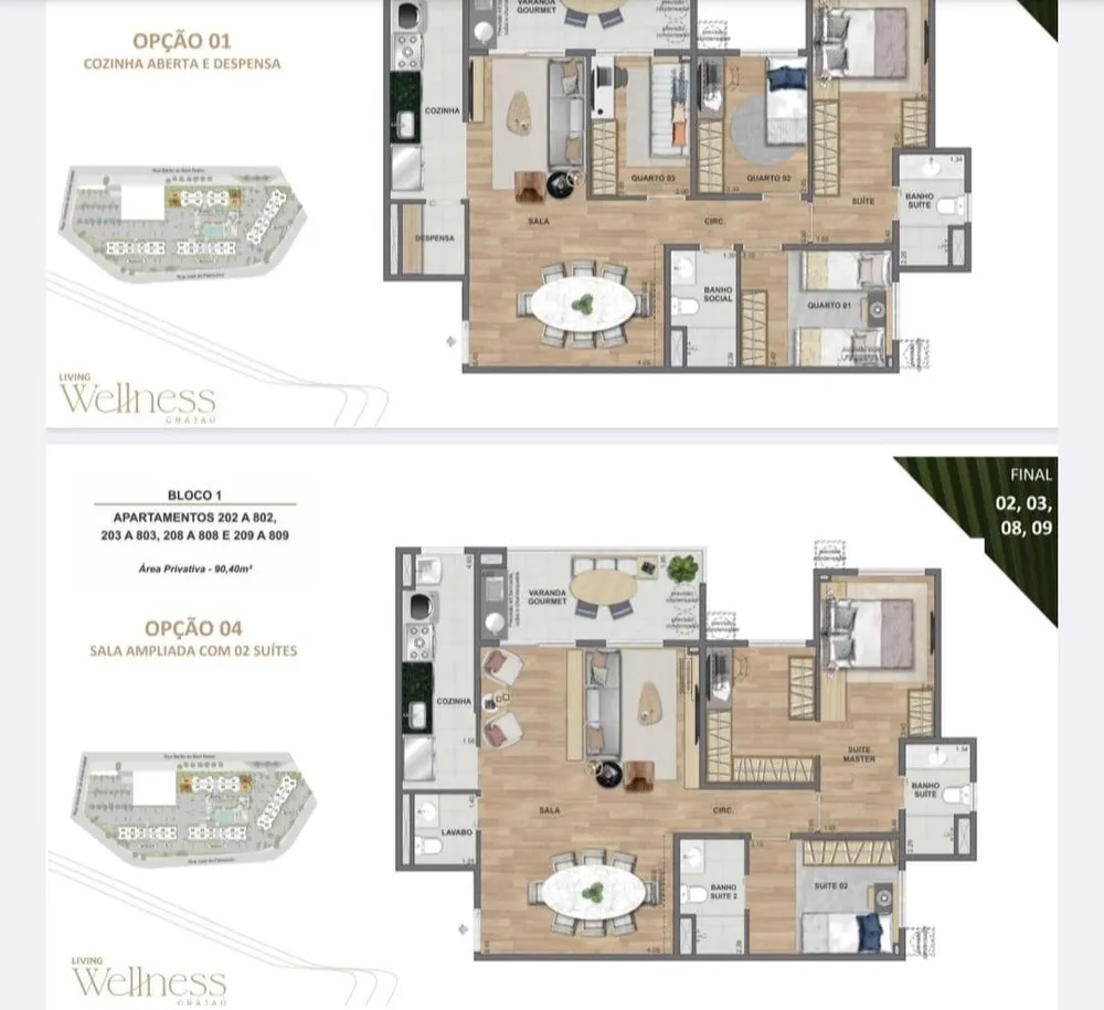 Apartamento, 3 quartos, 67 m² - Foto 5