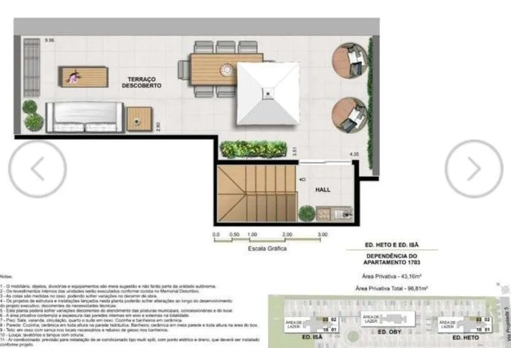 Cobertura, 2 quartos, 98 m² - Foto 7