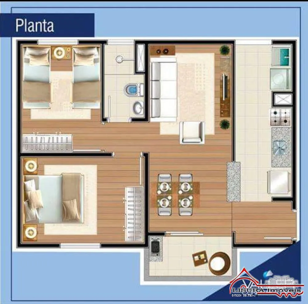 Apartamento, 2 quartos, 56 m² - Foto 6