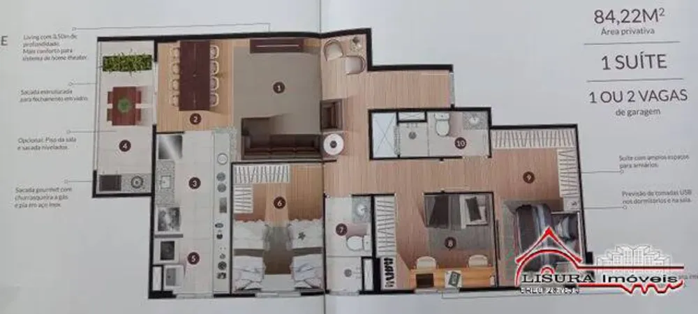 Apartamento, 3 quartos, 84 m² - Foto 6