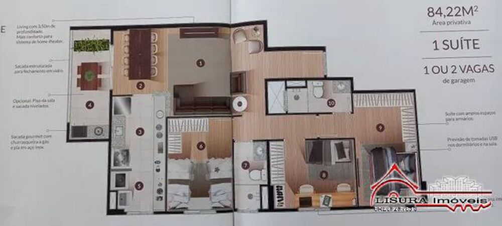 Apartamento para alugar com 3 quartos, 84m² - Foto 5