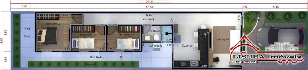 Casa, 3 quartos, 73 m² - Foto 5