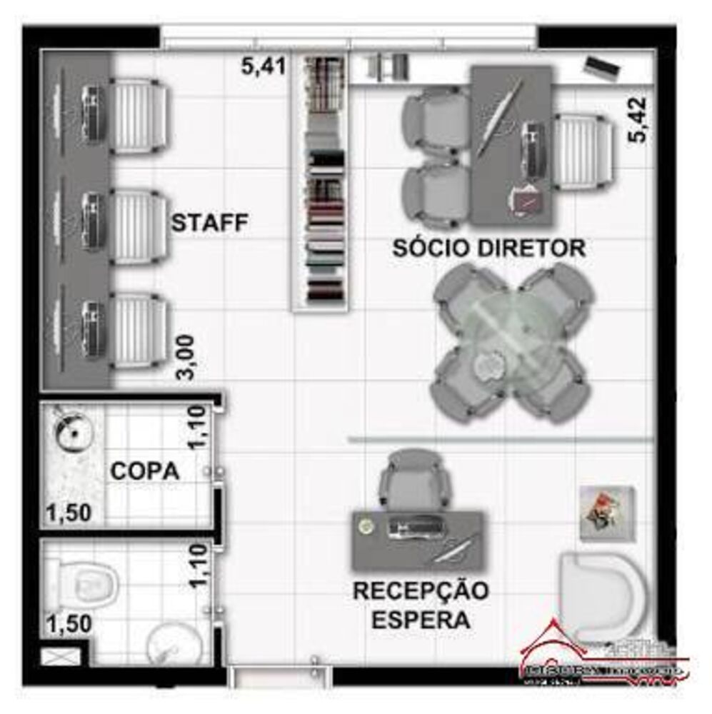 Conjunto Comercial-Sala à venda, 39m² - Foto 3
