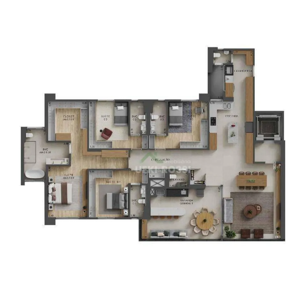 Apartamento, 4 quartos, 256 m² - Foto 9
