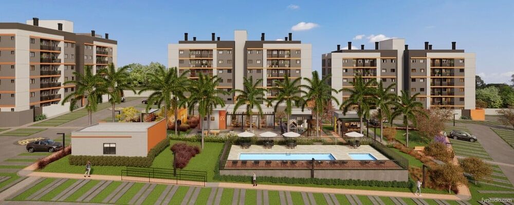 Apartamento à venda com 3 quartos, 62m² - Foto 3