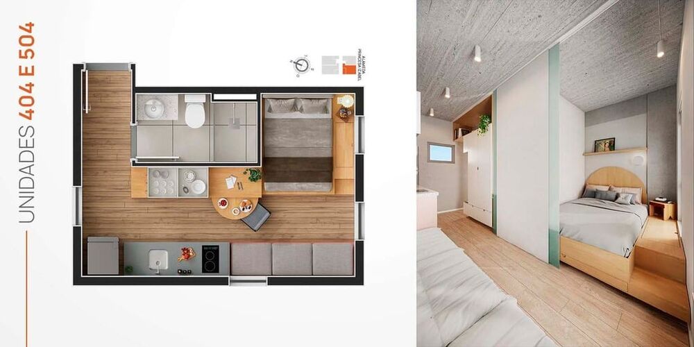 Apartamento à venda com 2 quartos, 42m² - Foto 40