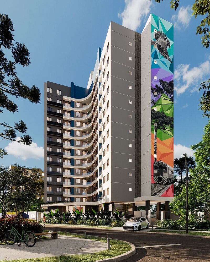 Apartamento à venda com 1 quarto, 33m² - Foto 1