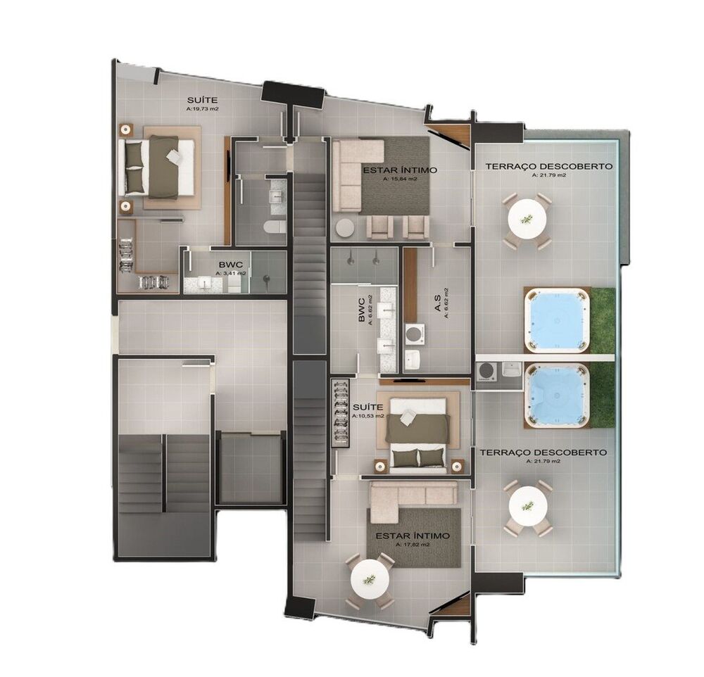 Apartamento à venda com 3 quartos, 202m² - Foto 9