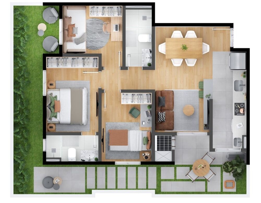Apartamento à venda com 2 quartos, 53m² - Foto 35