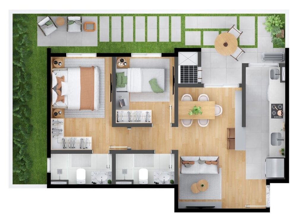 Apartamento à venda com 2 quartos, 53m² - Foto 34