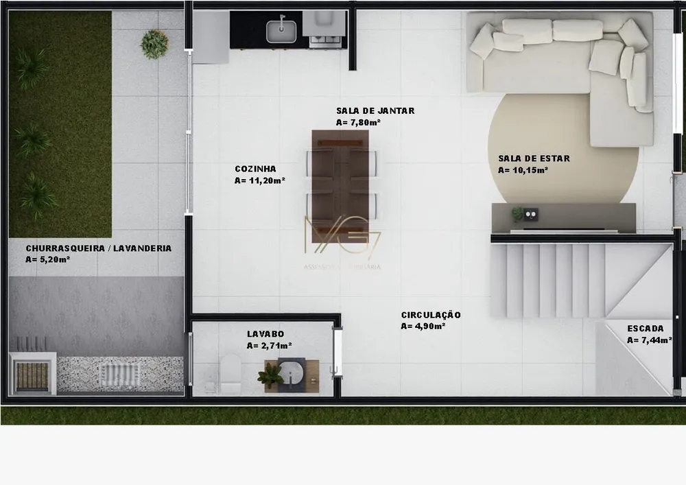 Sobrado, 3 quartos, 110 m² - Foto 10