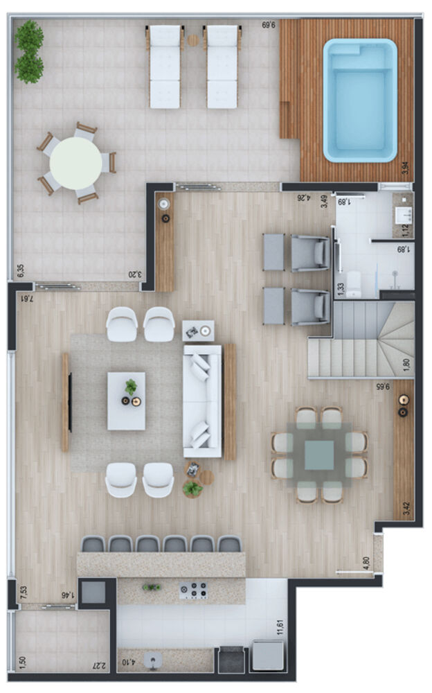 Apartamento à venda com 3 quartos, 181m² - Foto 38