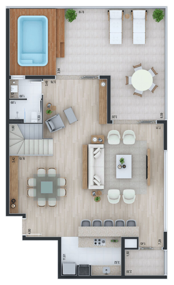 Apartamento à venda com 3 quartos, 181m² - Foto 36