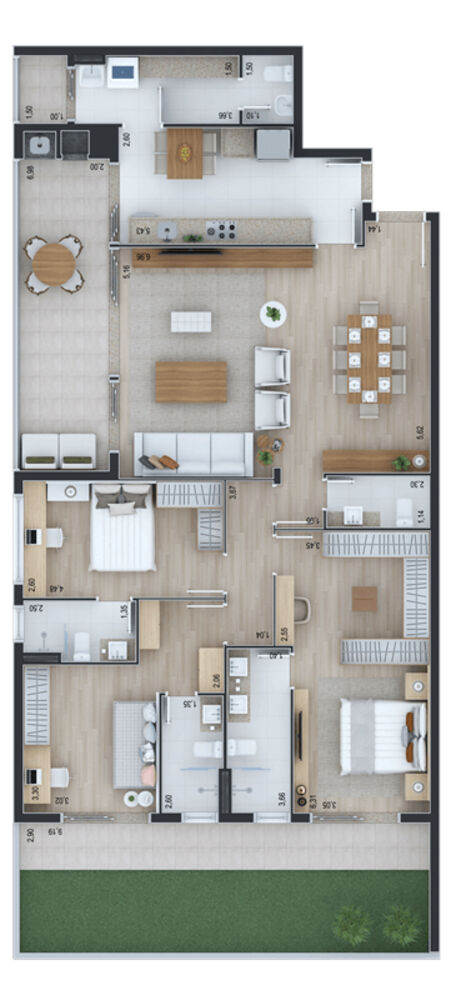 Apartamento à venda com 3 quartos, 181m² - Foto 33