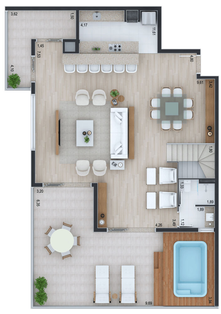 Apartamento à venda com 3 quartos, 181m² - Foto 43