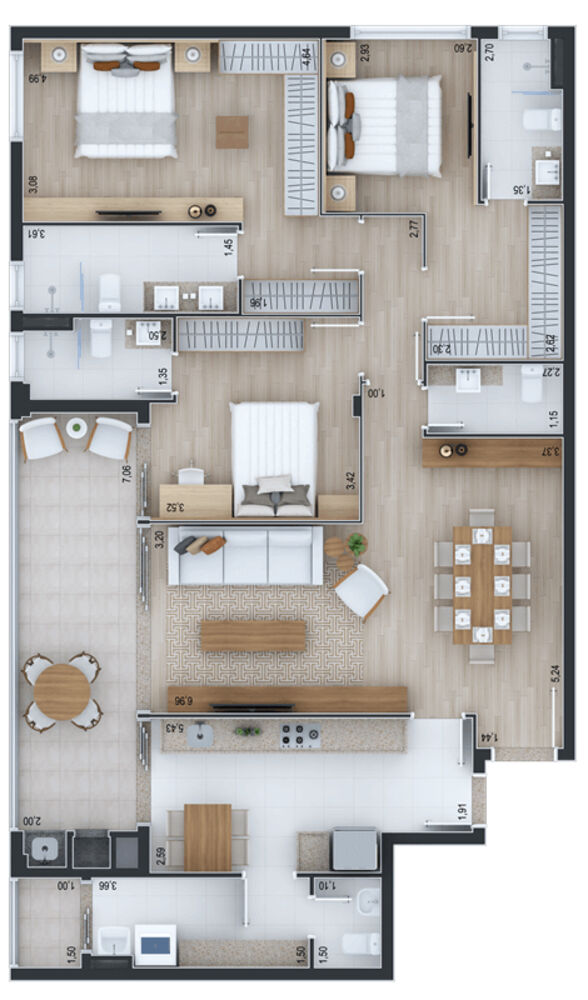 Apartamento à venda com 3 quartos, 181m² - Foto 28