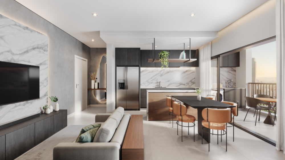 Apartamento à venda com 2 quartos, 59m² - Foto 5