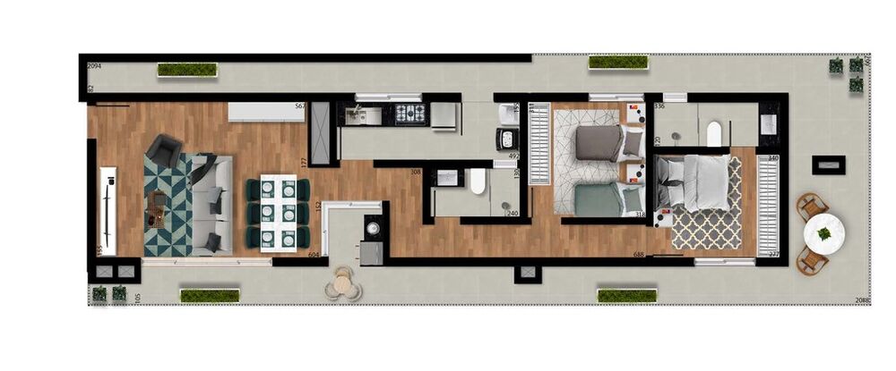 Apartamento à venda com 3 quartos, 98m² - Foto 20