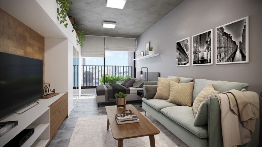 Apartamento à venda com 1 quarto, 37m² - Foto 8