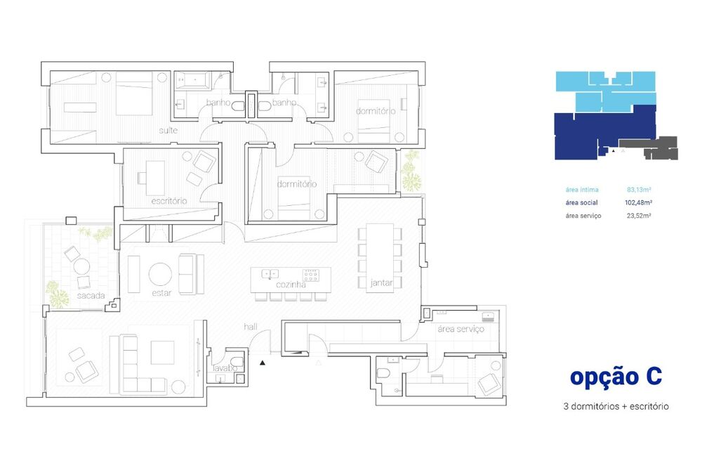 Apartamento, 5 quartos, 243 m² - Foto 22