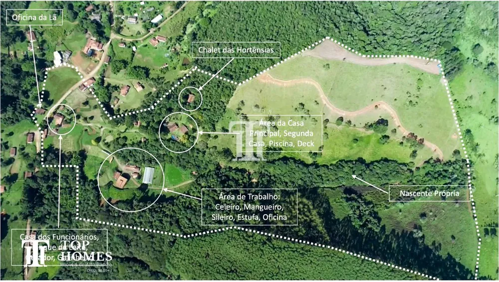 Sítio, 12 quartos, 16 hectares - Foto 2