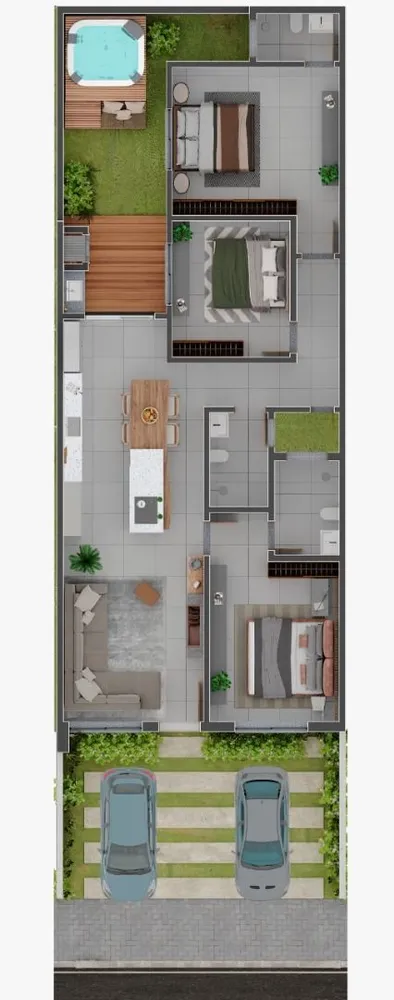 Casa, 3 quartos, 109 m² - Foto 2