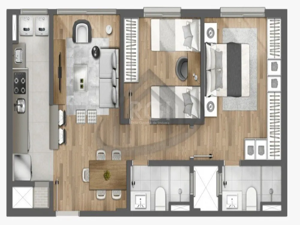 Apartamento, 2 quartos, 81 m² - Foto 1