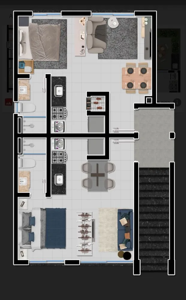Flat/Apart Hotel, 1 quarto, 28 m² - Foto 4