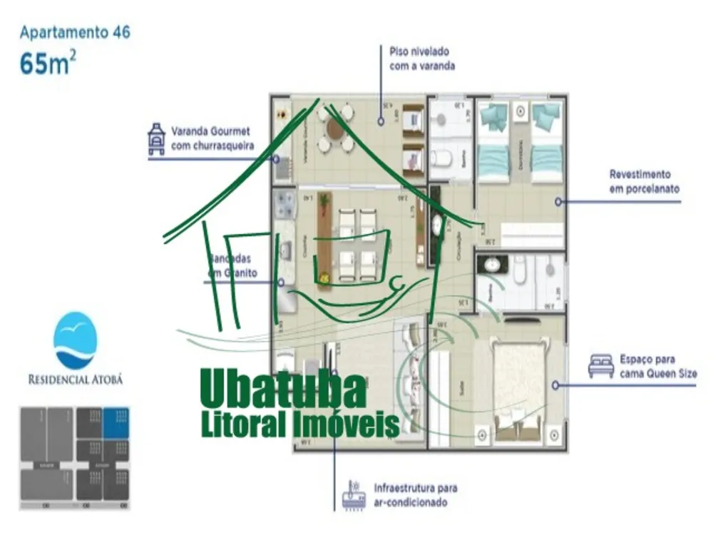 Apartamento, 2 quartos, 65 m² - Foto 4