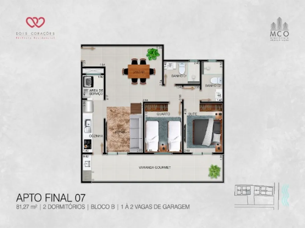 Apartamento, 2 quartos, 91 m² - Foto 4